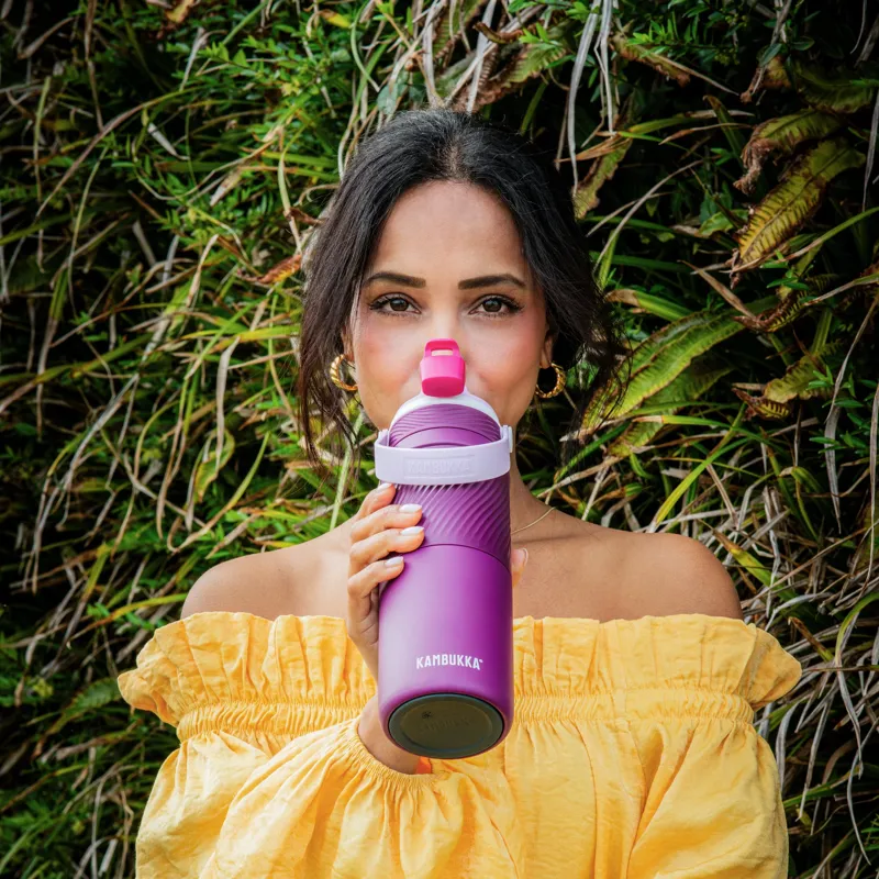 Kambukka Dupla Insulated Water Bottle 750 ml Harvest Wine-13