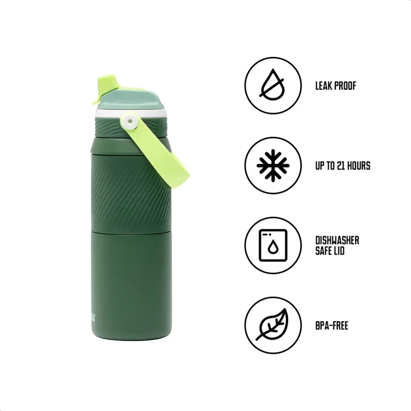 Kambukka Dupla Insulated Water Bottle 750 ml Pine Forest-4