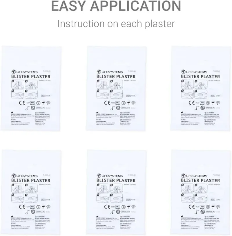 Lifesystems Blister Plasters Red One Size-1