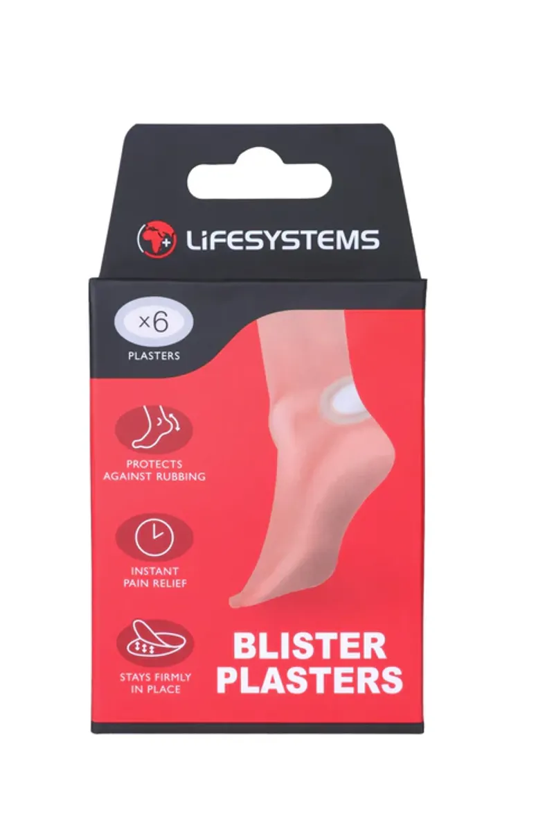 Lifesystems Blister Plasters Red One Size
