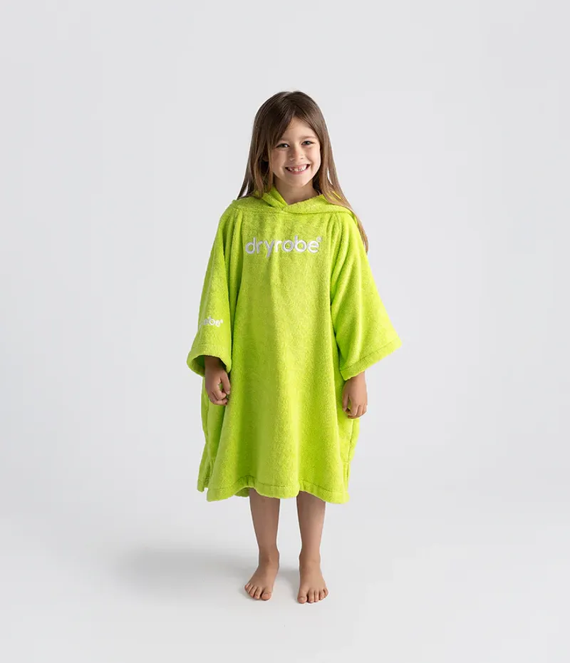 Dryrobe Kids Dryrobe Towel Robe Lime Green