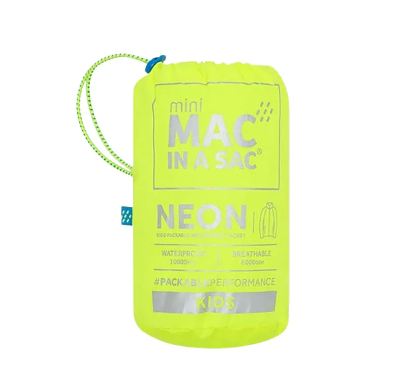 Mac In A Sac Origin 2 Kids Jacket Neon Yellow-9