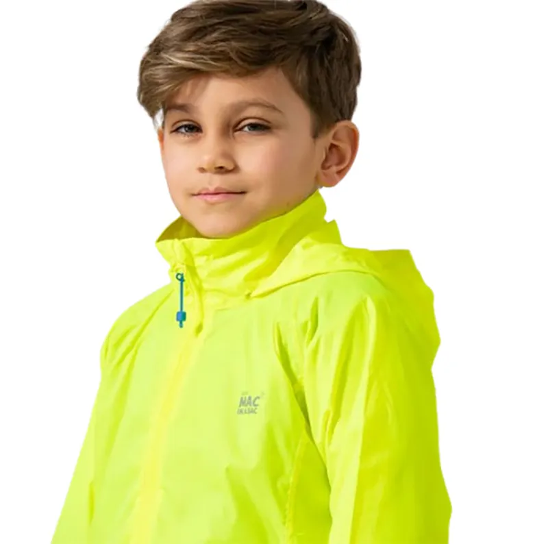 Mac In A Sac Origin 2 Kids Jacket Neon Yellow-7