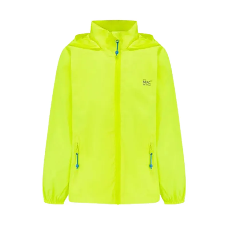 Mac In A Sac Origin 2 Kids Jacket Neon Yellow