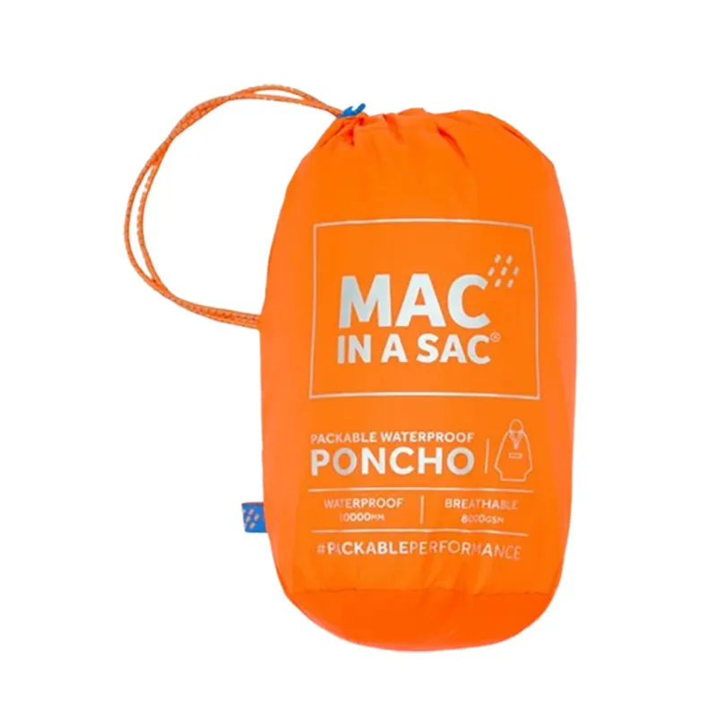 Mac In A Sac Origin 2 Poncho Neon Orange One Size-7