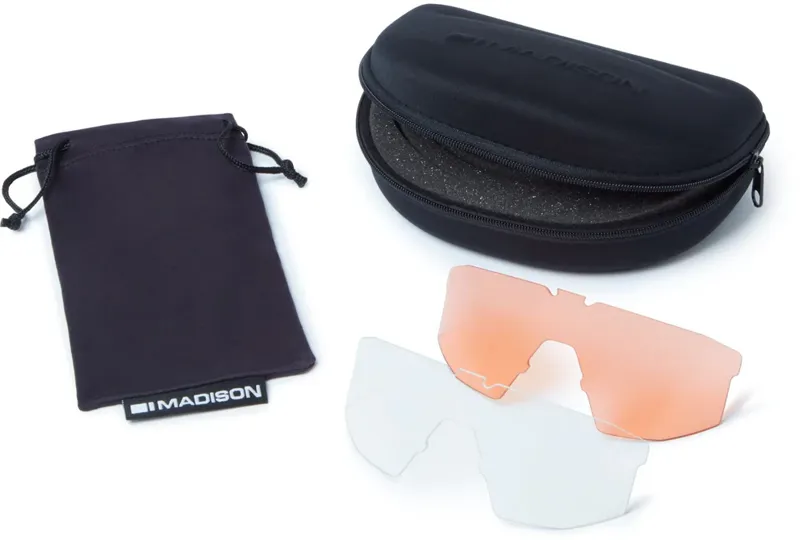 Madison Eyewear Crypto Air 3 Lens Pack Sunglasses Mango Orange-4