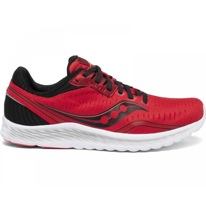 red and black saucony