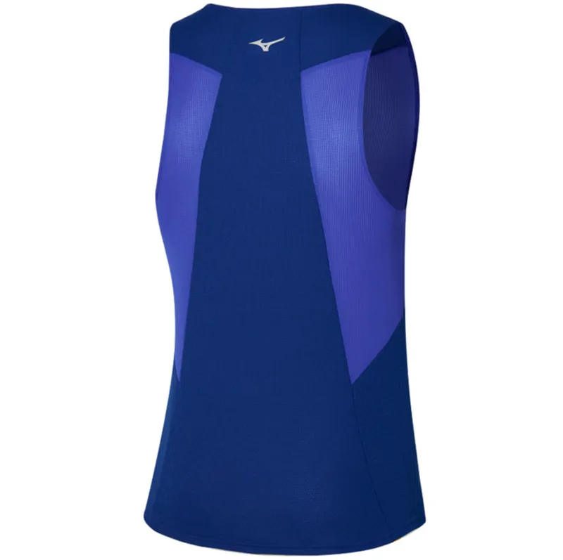 Mizuno Men's DryAeroFlow Tank Reflex Blue-1