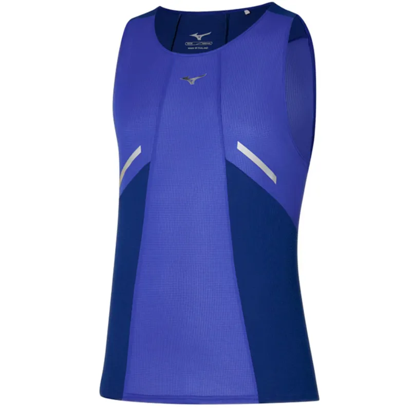 Mizuno Men's DryAeroFlow Tank Reflex Blue
