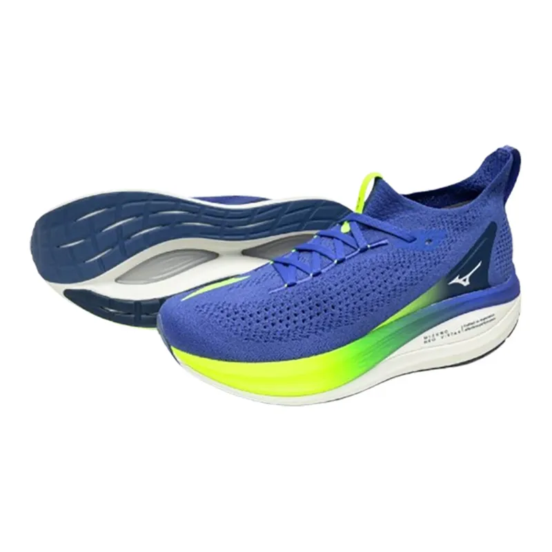 Mizuno Men's Neo Vista 2 Dazzling Blue/White/Lightning Yellow-5