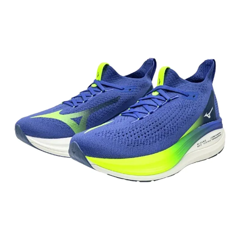 Mizuno Men's Neo Vista 2 Dazzling Blue/White/Lightning Yellow-4