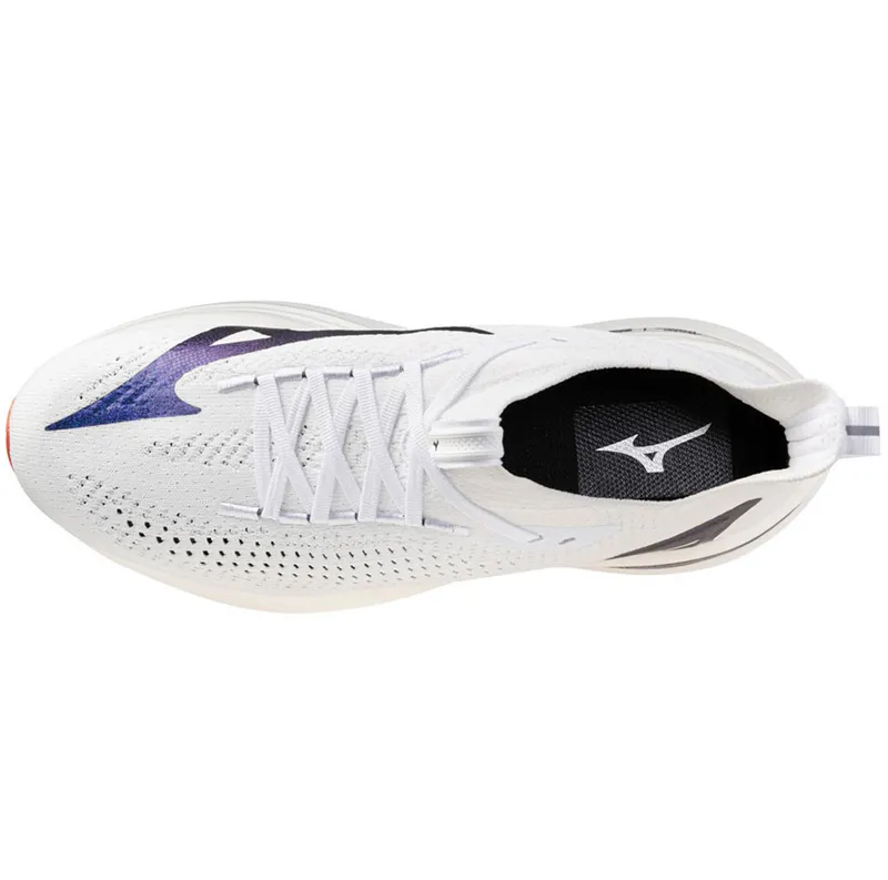 Mizuno Men's Neo Vista 2 White/White/Iris Bloom-4