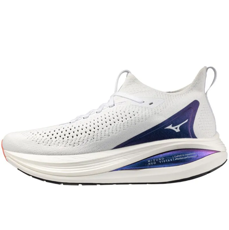 Mizuno Men's Neo Vista 2 White/White/Iris Bloom-2