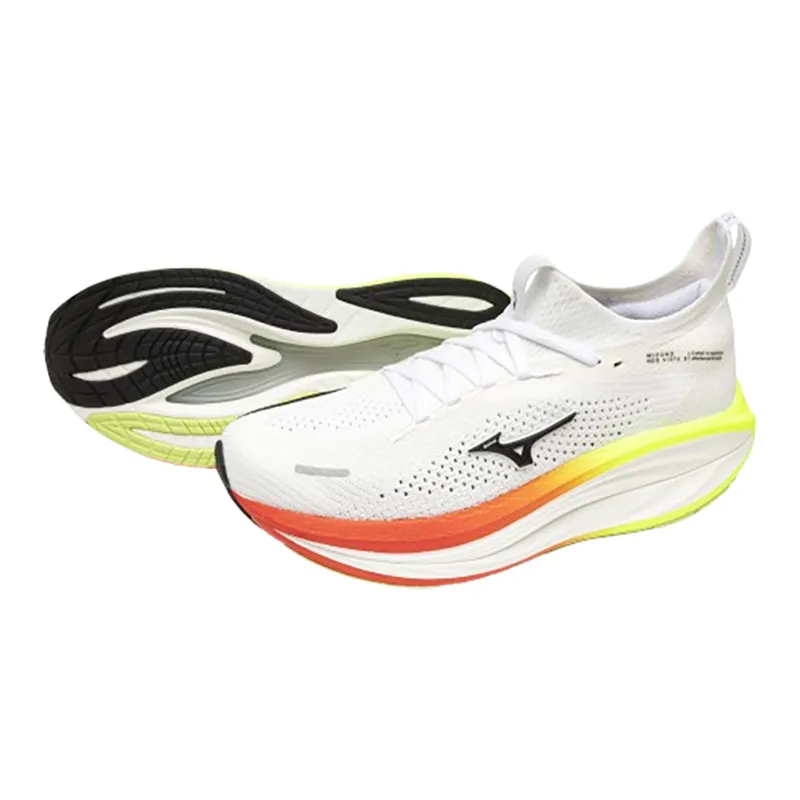 Mizuno Men's Neo Vista 3 White/Black/Orange-6