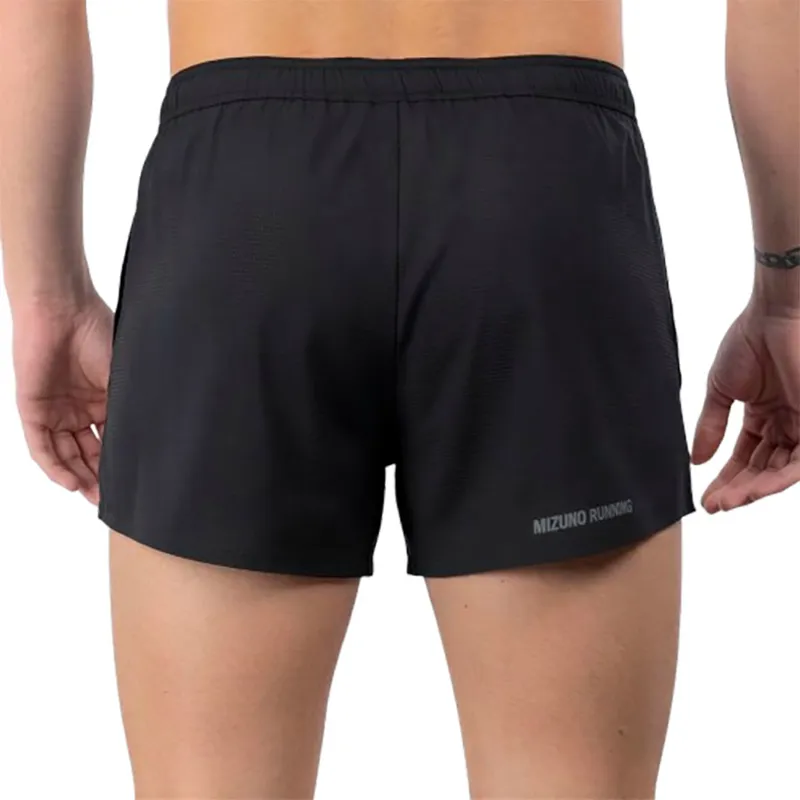 Mizuno Men's Tech Light Split 1.5 Inches Short Black-3