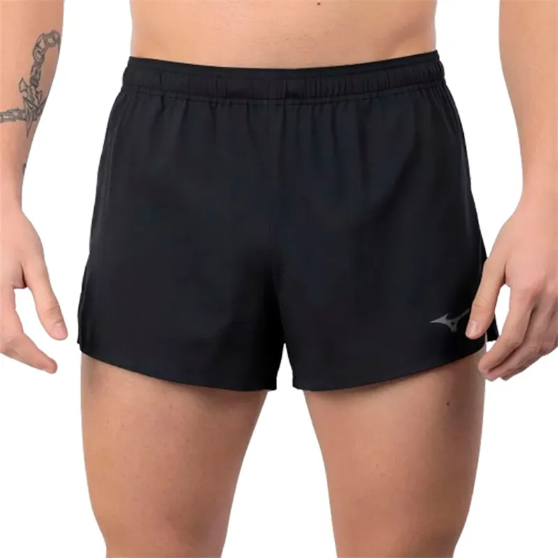 Mizuno Men's Tech Light Split 1.5 Inches Short Black-2