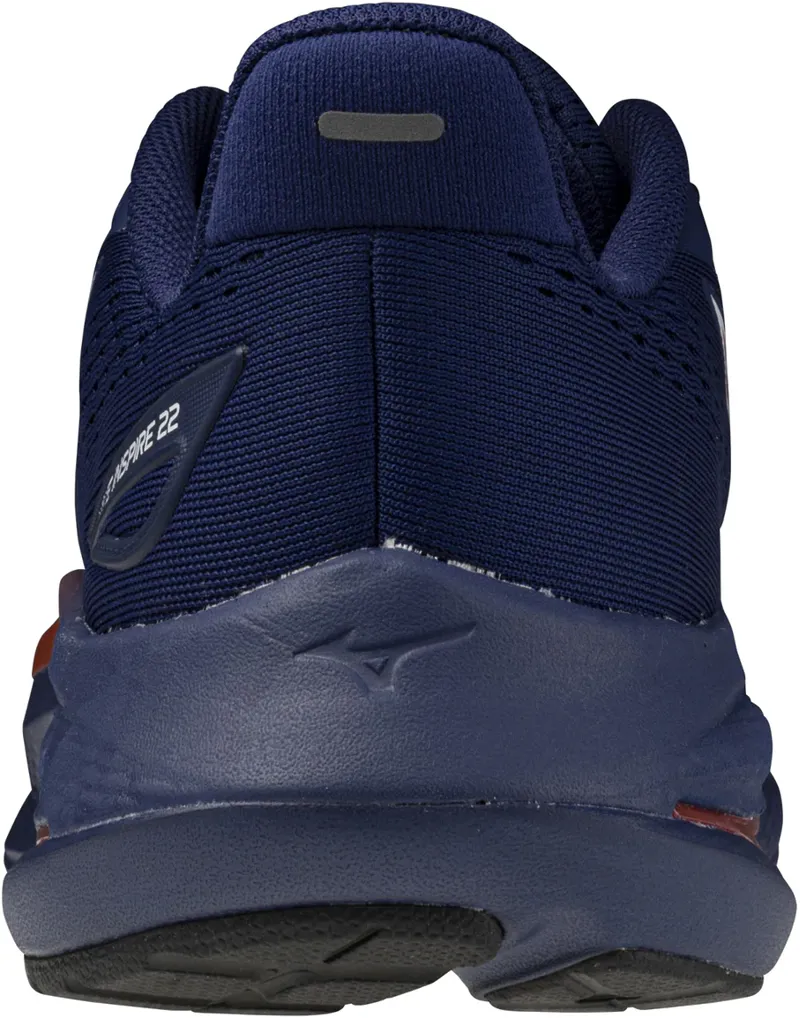 Mizuno Men's Wave Inspire 22 Beacon Blue/Tomato Puree/Firecracker-2