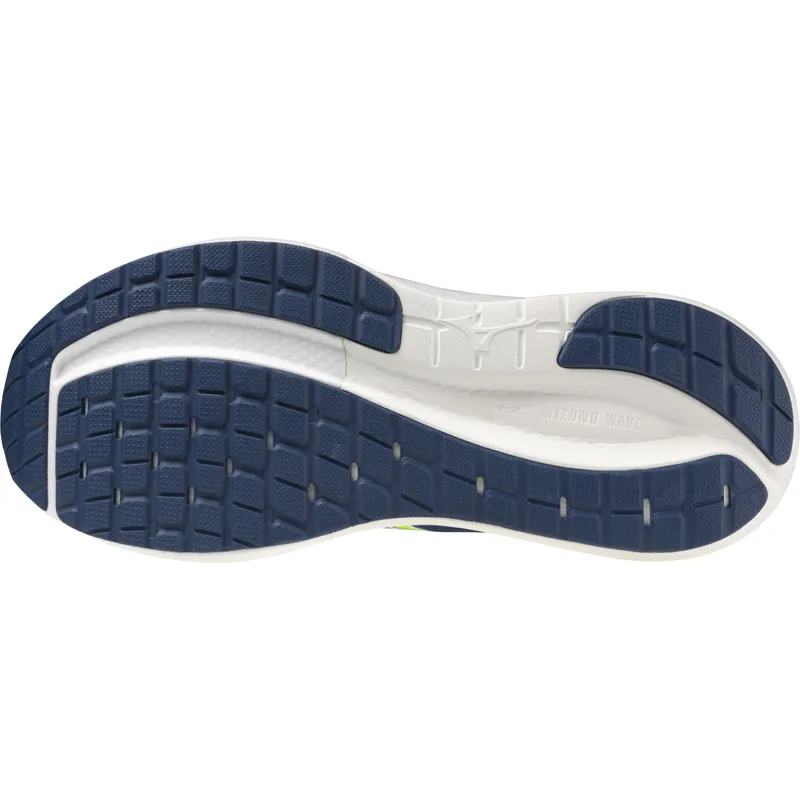 Mizuno Men's Wave Inspire 22 Estate Blue/Lightning Yellow-5