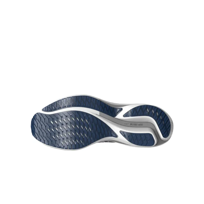 Mizuno Men's Wave Rider 28 Estate Blue/White/River Blue-4