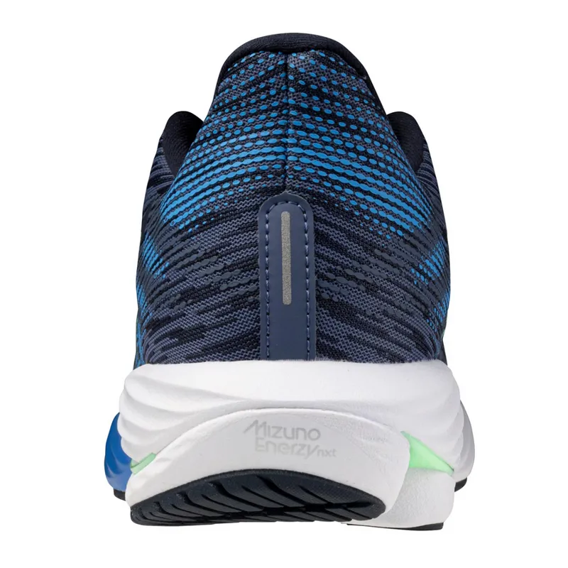 Mizuno Men's Wave Rider 28 Vintage Indigo/Neo Mint/Front Blue-7