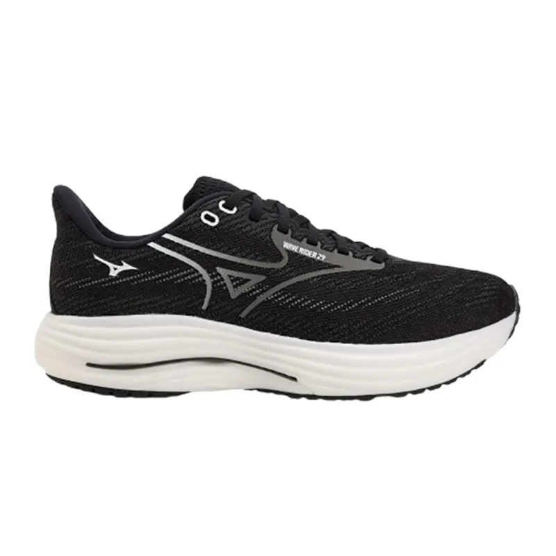 Mizuno Men's Wave Rider 29 Black Sand/Quiet Shade/Black