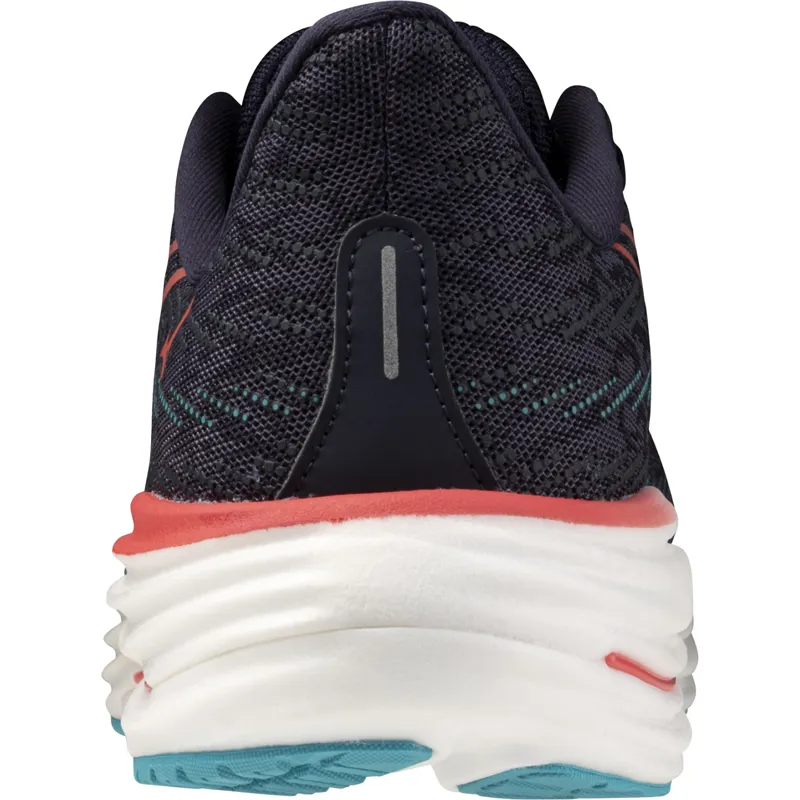 Mizuno Men's Wave Rider 29 Odyssey Gray/Capri Breeze/Calypso Coral-7