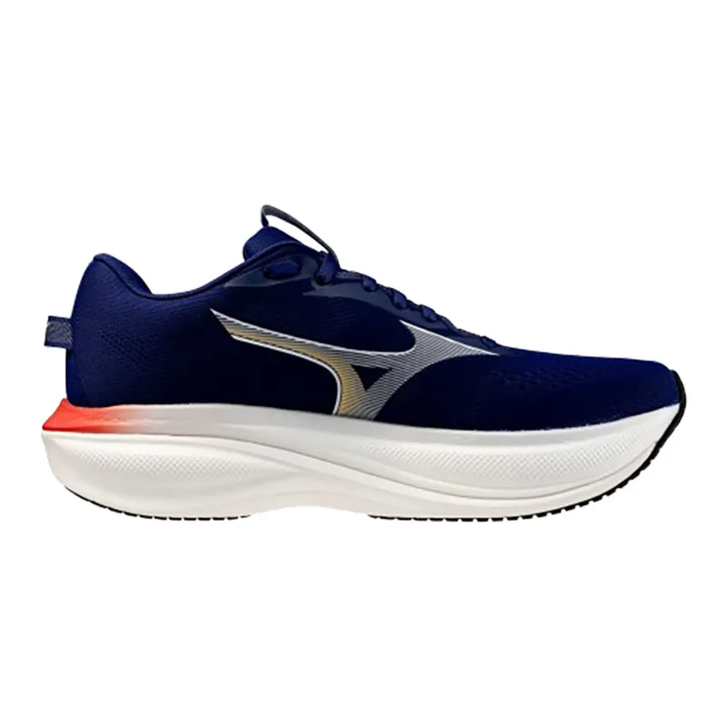 Mizuno Men's Wave Rider 30 Beacon Blue/White/Artisan's Go-1