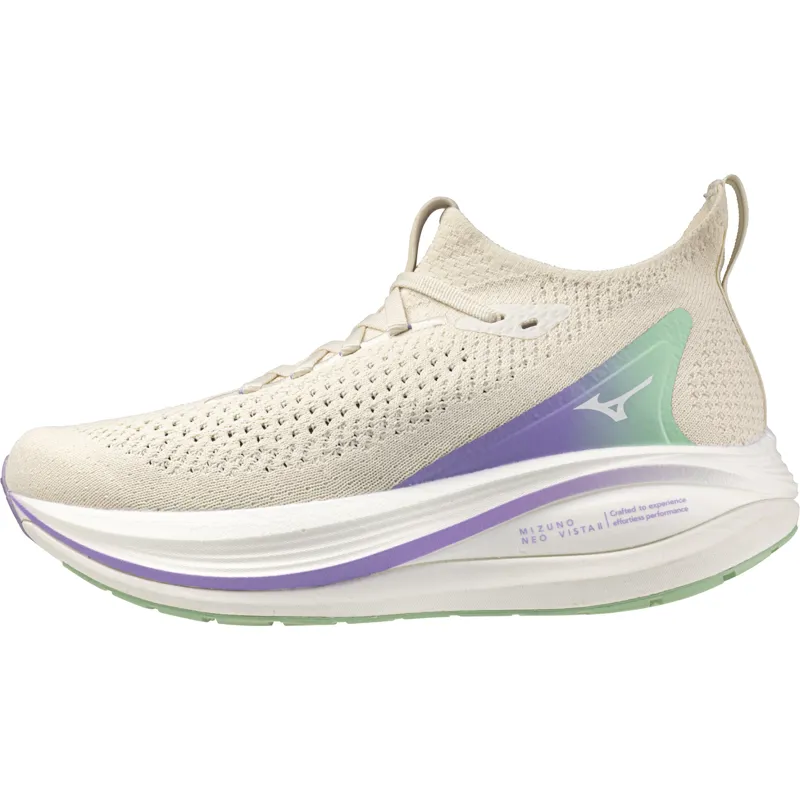Mizuno Women's Neo Vista 2 Dazzling Pristine/White/Healing Opal-2