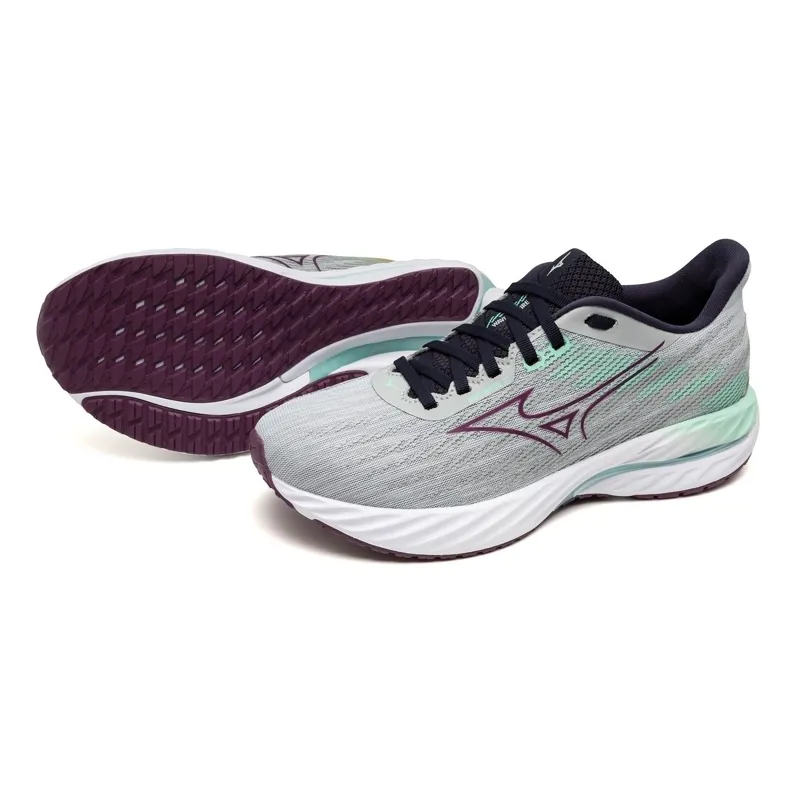 Mizuno Women's Wave Inspire 21 Pearl Blue/Dark Purple/Ice Grey-3