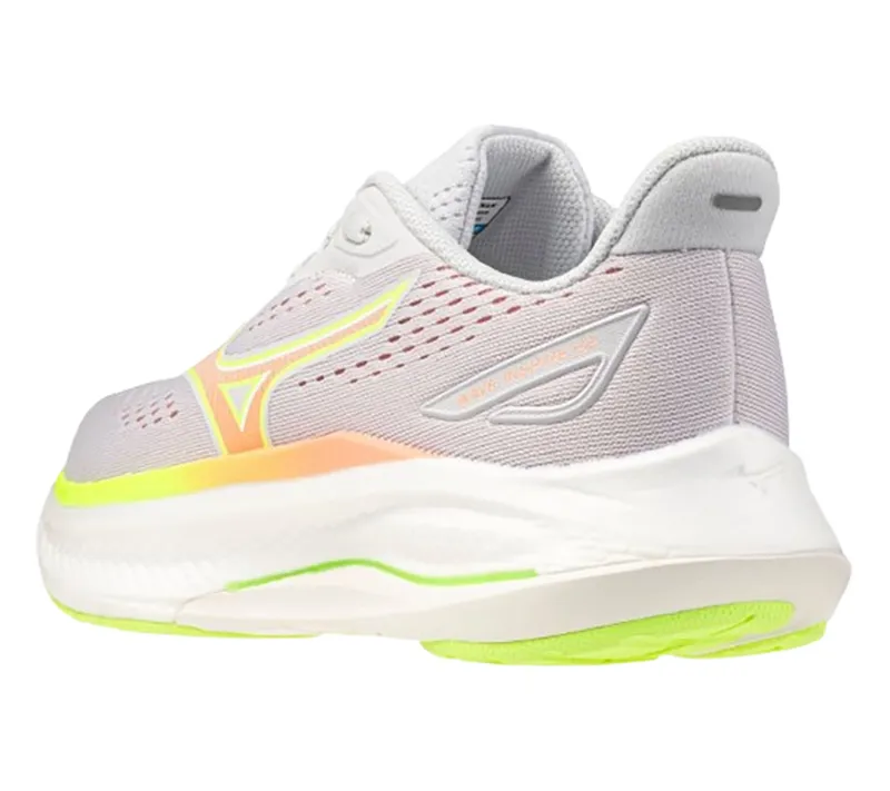 Mizuno Women's Wave Inspire 22 Cloudscape/Desert Flower/Lime-6