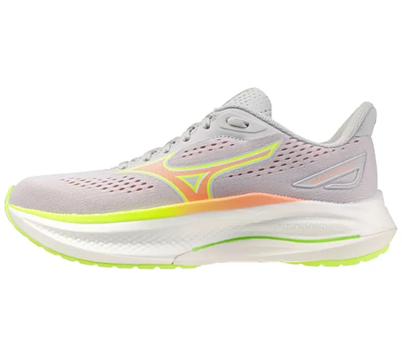 Mizuno Women's Wave Inspire 22 Cloudscape/Desert Flower/Lime-2
