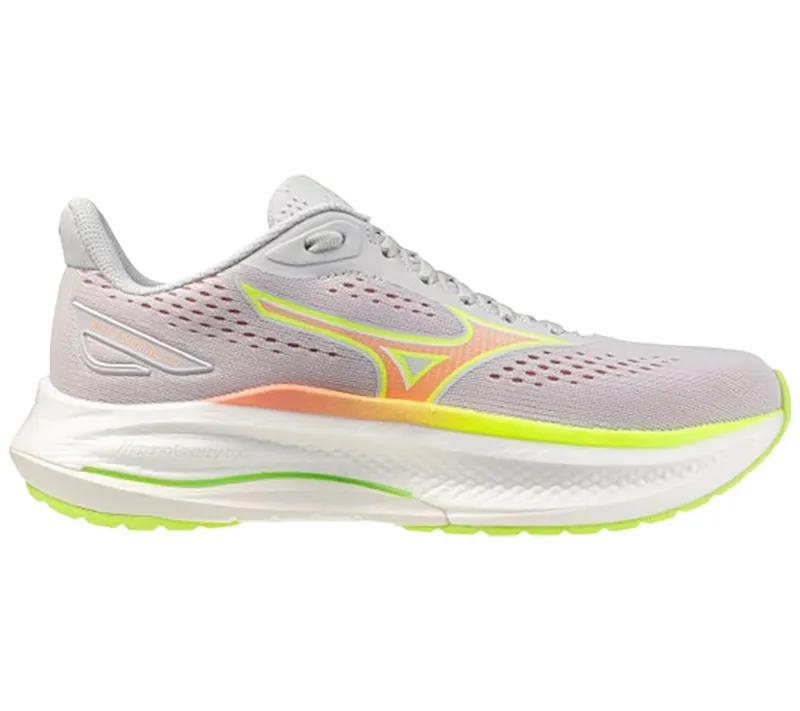 Mizuno Women's Wave Inspire 22 Cloudscape/Desert Flower/Lime-1