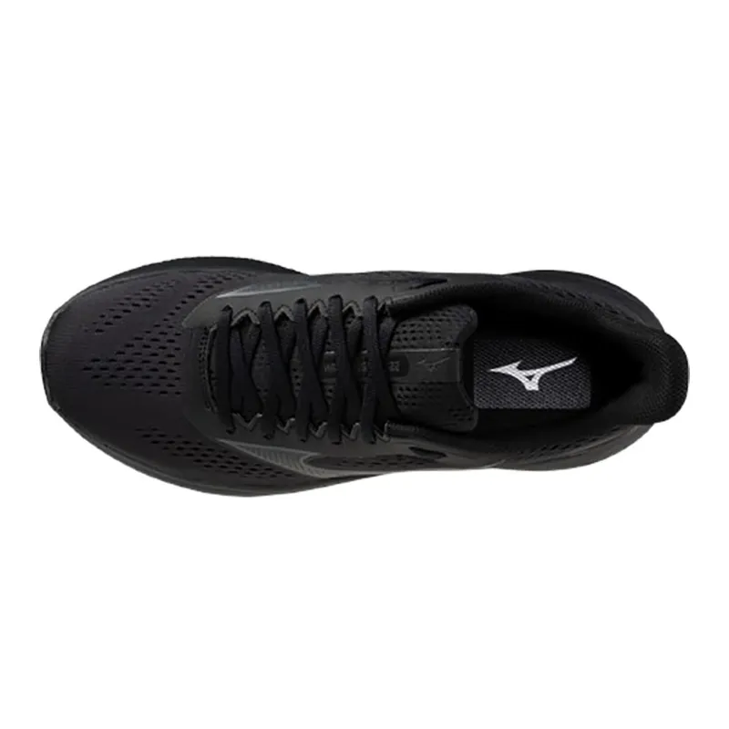 Mizuno Women's Wave Inspire 22 Wide Black/Black Sand/Black-4