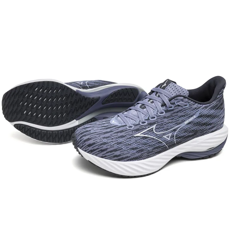 Mizuno Women's Wave Rider 28 Purple Impression/White/India Ink-5