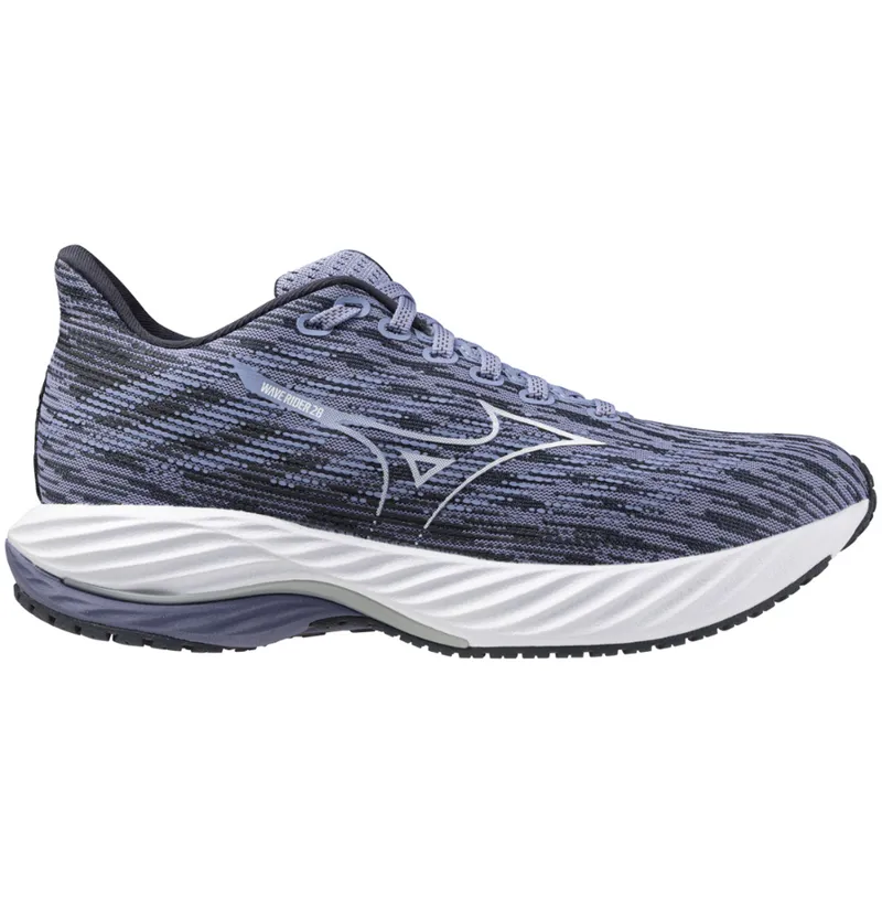 Mizuno Women's Wave Rider 28 Purple Impression/White/India Ink-2