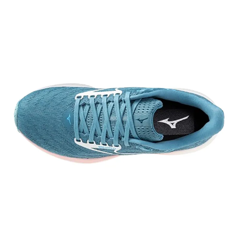 Mizuno Women's Wave Rider 29 Larkspur/White/Pinkesque-4