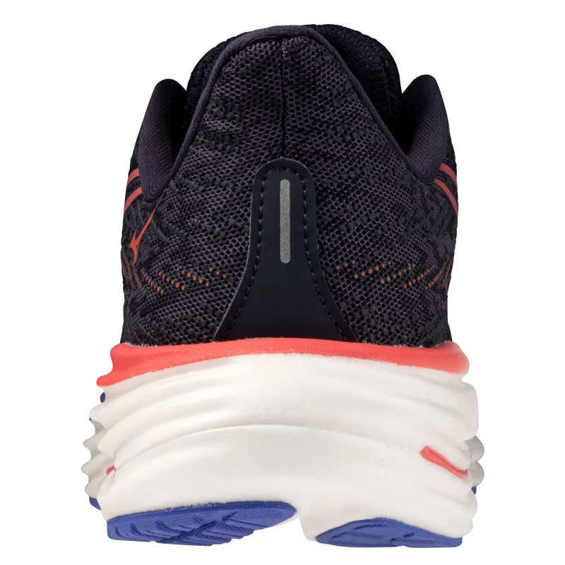 Mizuno Women's Wave Rider 29 Odyssey Gray/Iris Bloom/Calypso Coral-6