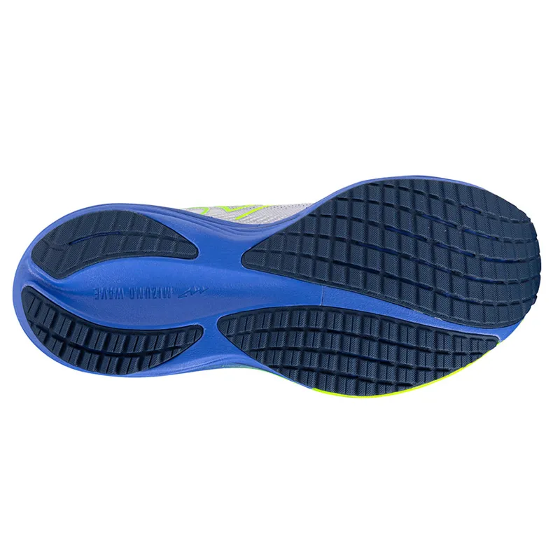 Mizuno Women's Wave Rider 29 White/Lightning Yellow/Ultramarine-8