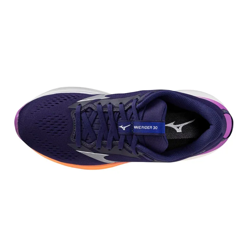 Mizuno Women's Wave Rider 30 Rhodonite/White/Firecracker-5