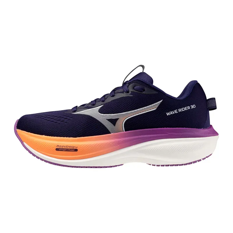 Mizuno Women's Wave Rider 30 Rhodonite/White/Firecracker-3