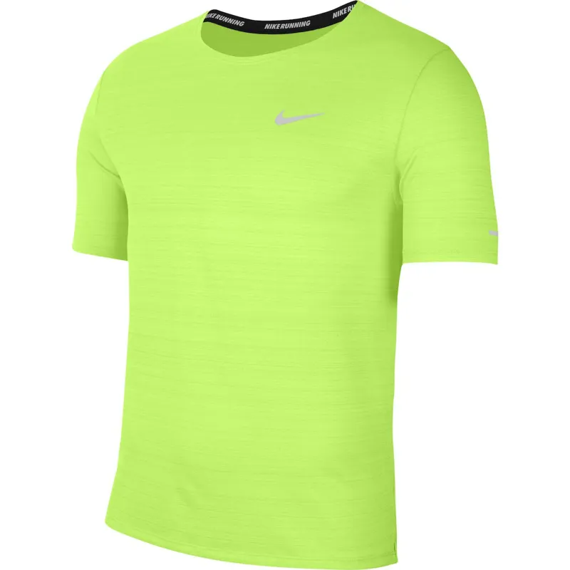 green nike miler top