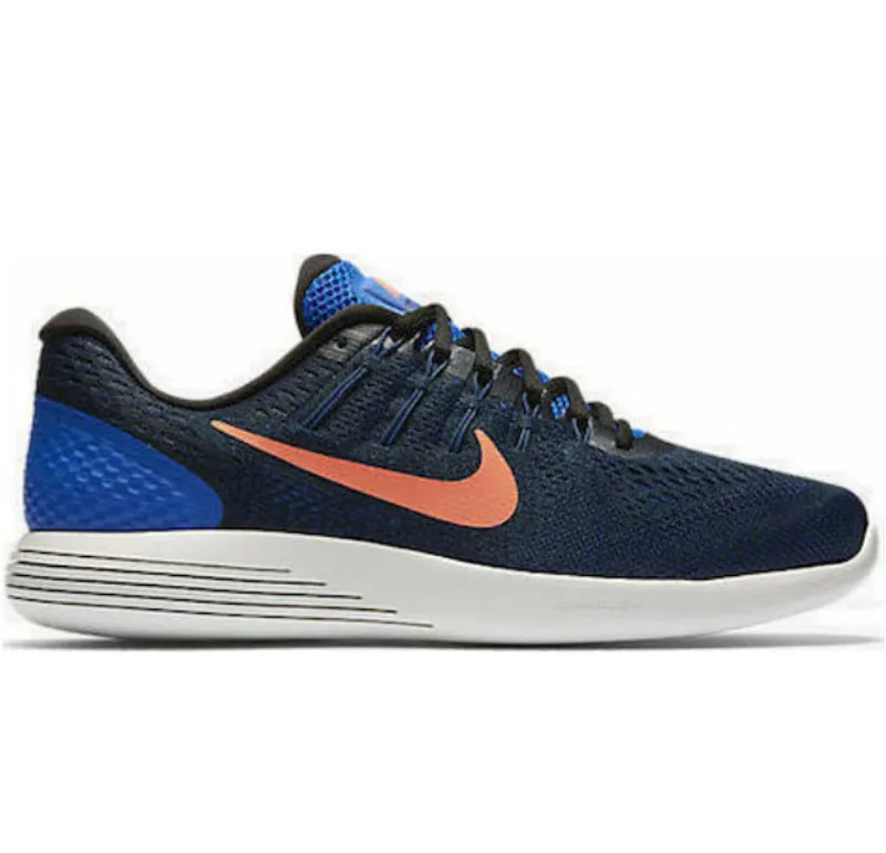 Nike Men's LunarGlide Blue/Coral UK