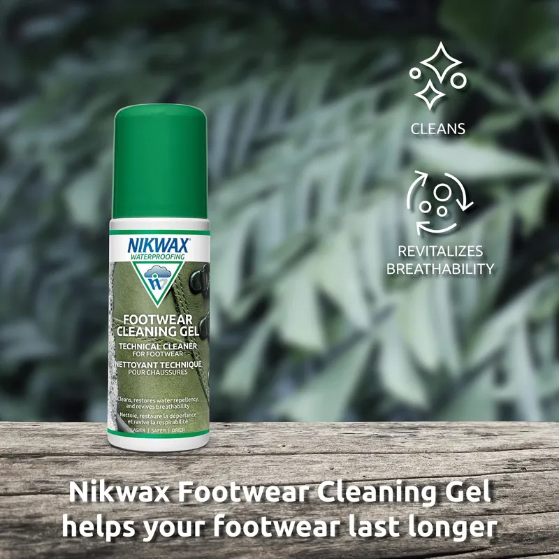 Nikwax Footwear Cleaning Gel Brush-On 125 ml-3