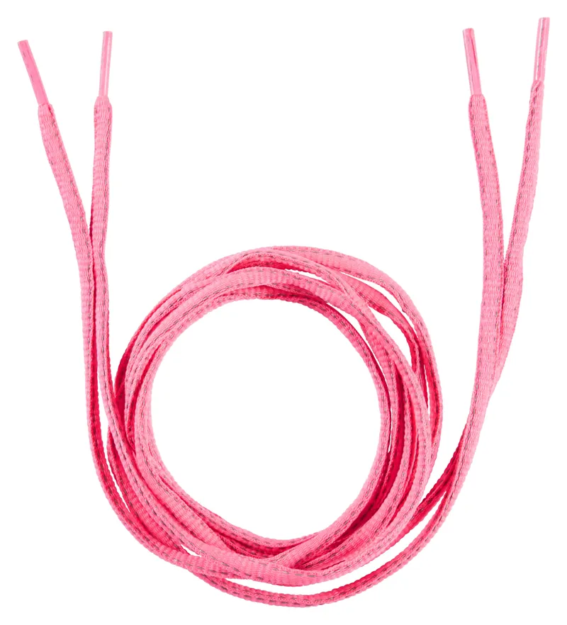Ronhill Reflective Shoe Laces 54inch Pink