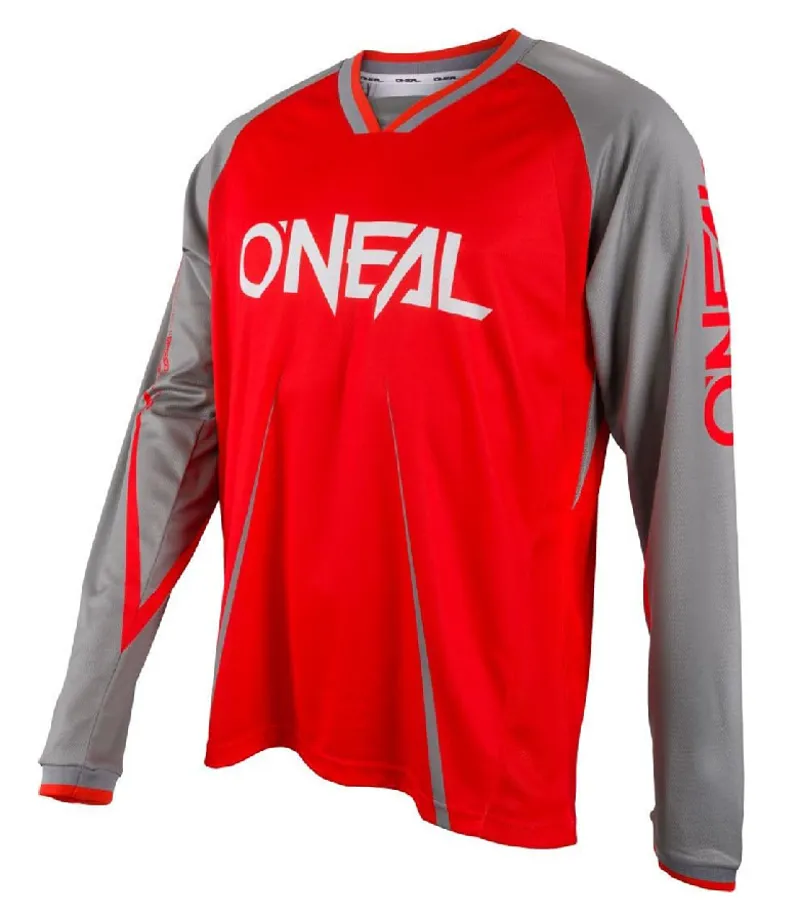 O'neal Element FR Blocker Jersey LS Jersey XL Red/Grey