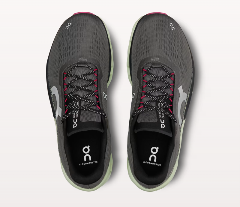 ON Men's Cloudmonster 2 Asphalt/Lime-1