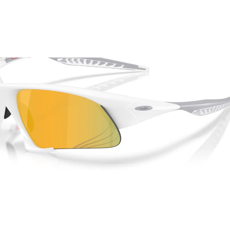 Oakley Suture Jacket Glasses Matte White/Prizm 24K Polarized-6