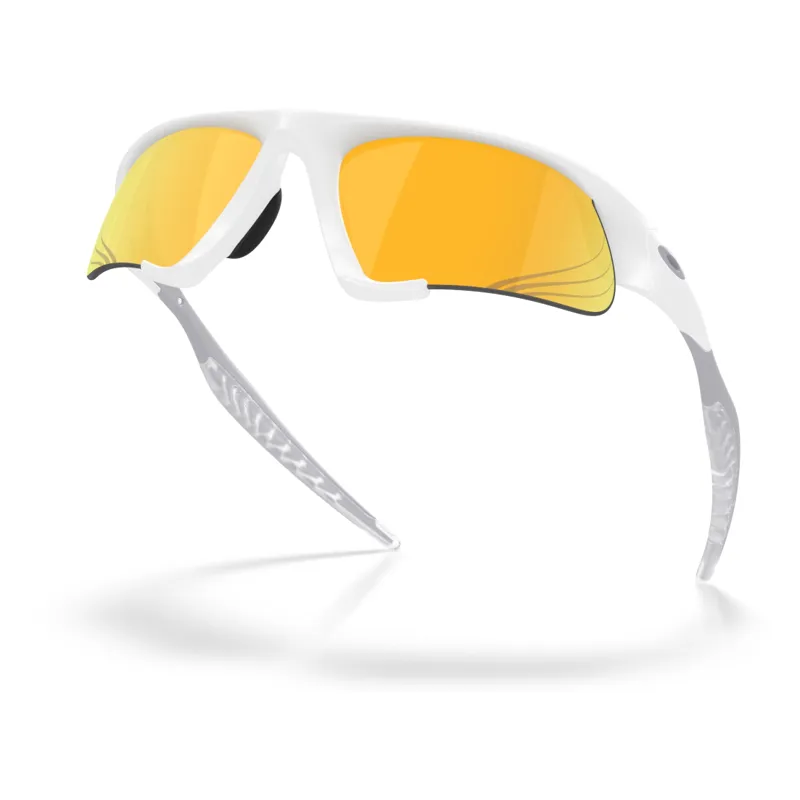 Oakley Suture Jacket Glasses Matte White/Prizm 24K Polarized-3