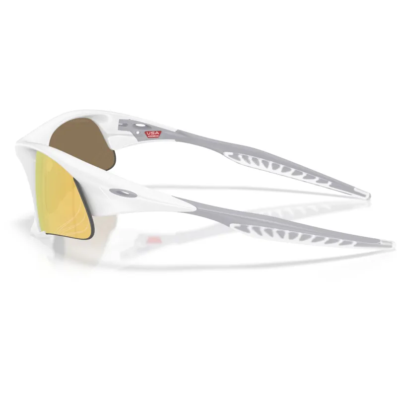 Oakley Suture Jacket Glasses Matte White/Prizm 24K Polarized-2