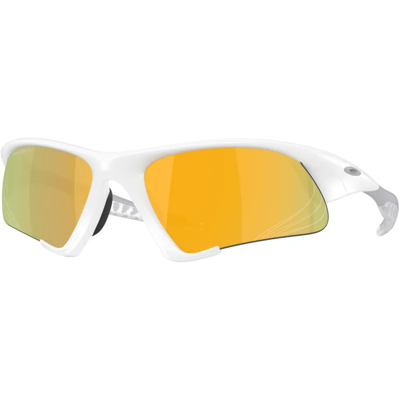 Oakley Suture Jacket Glasses Matte White/Prizm 24K Polarized